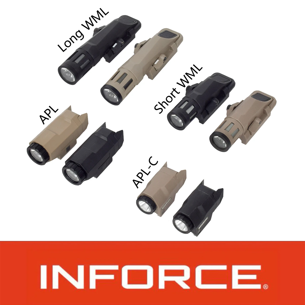 Timing Light Gun - Tattico INFORCE WML APL Nylon Fucile