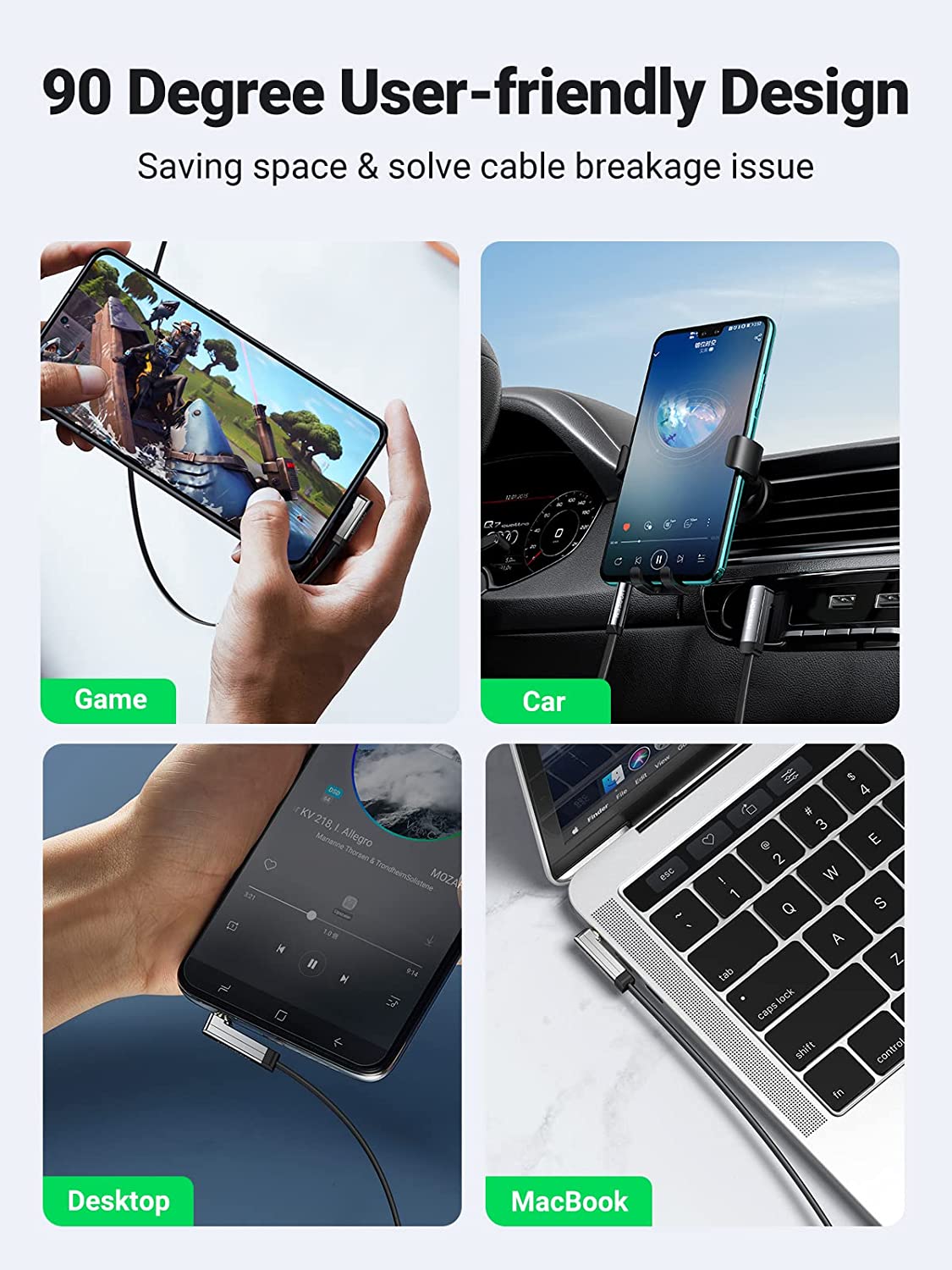 UGREEN Cavo ausiliario per aut - Car Jack recensione e prezzo